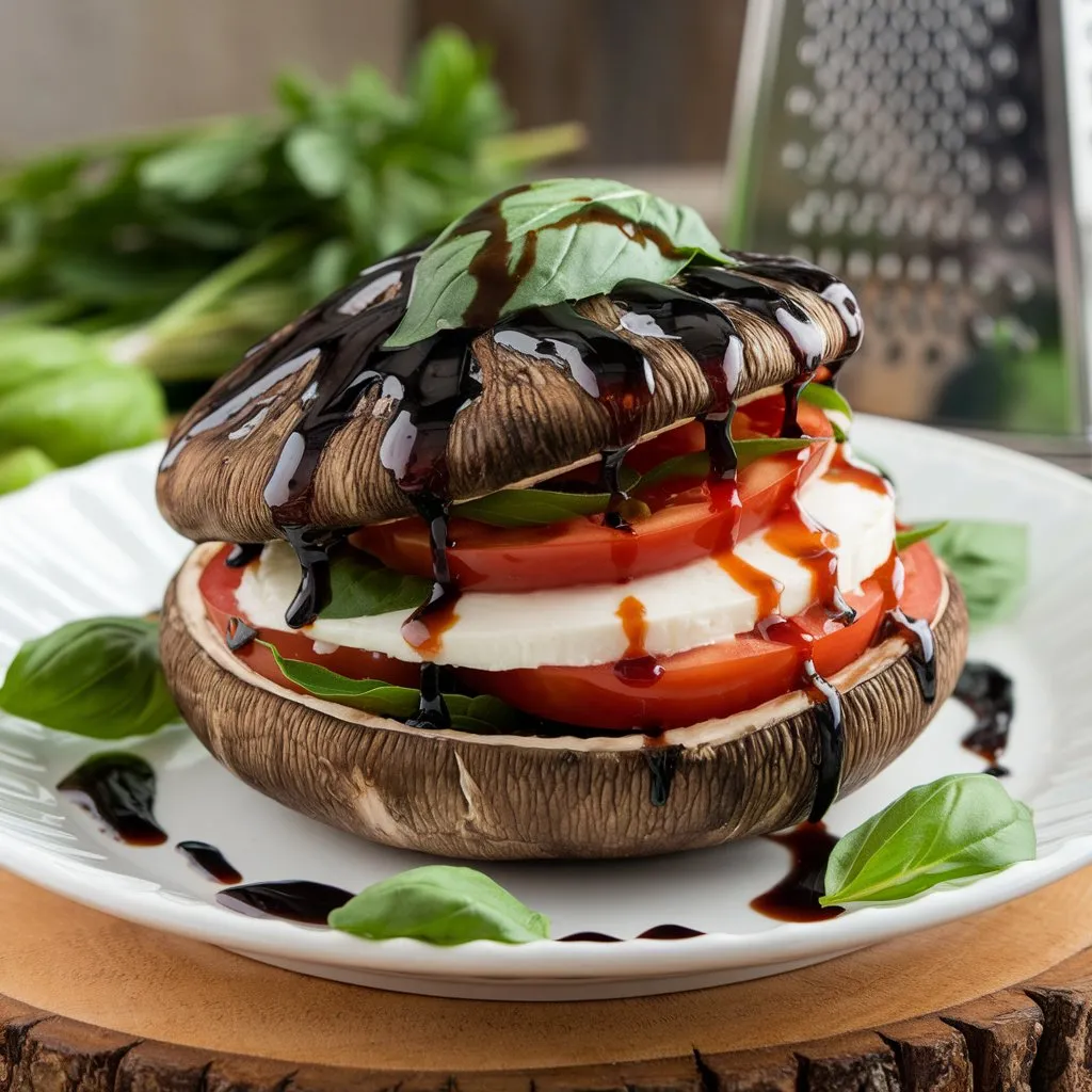 Caprese Stuffed Portobello Mushrooms Recipe