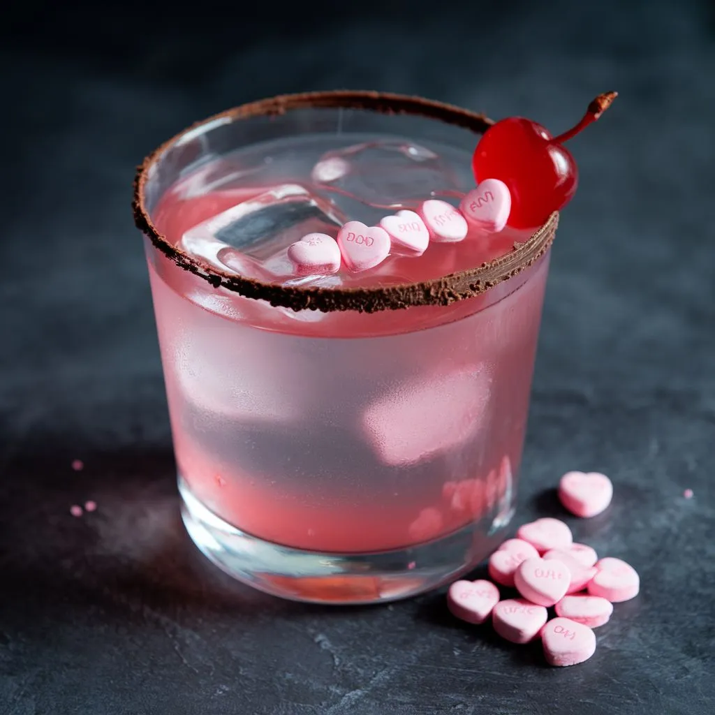 Conversation Heart Martini Recipe