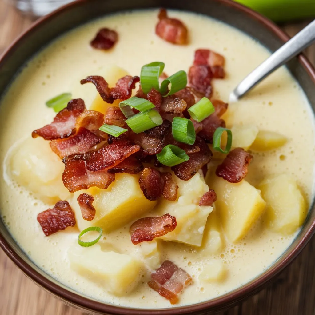 Creamy Potato Soup
#PotatoFun
#PotatoCookbook
#GlobalPotatoDishes
#PotatoSensation
#SatisfyingSpuds
Potatoes