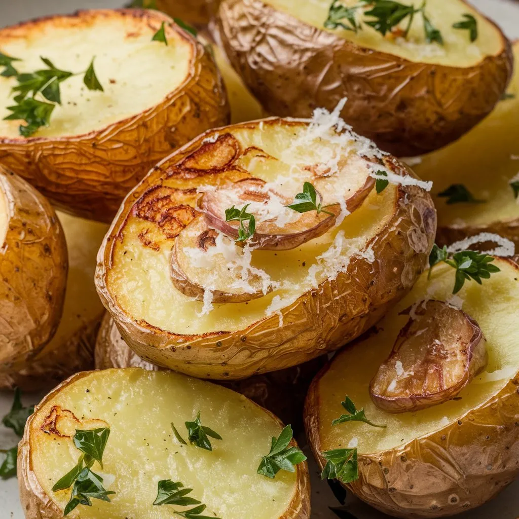 Crispy Garlic Parmesan Roasted Potatoes
#PotatoAddict
#PotatoInspiration
#TaterTime
#PotatoMagic
#PotatoLove