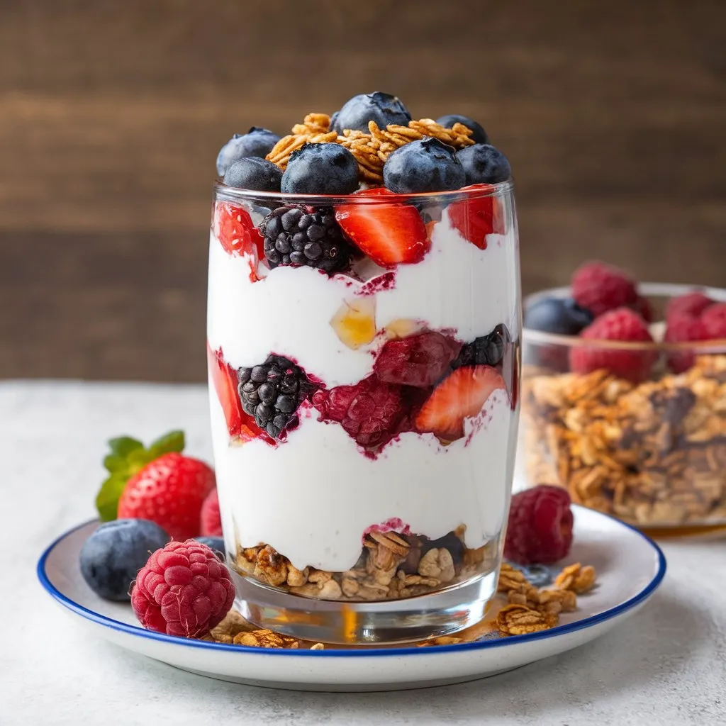 Greek Yogurt Parfait Recipe #OmeletteRecipe
#SmoothieRecipe
#PancakeRecipe
#FrenchToastRecipe
#WaffleRecipe
#GranolaRecipe
#ChiaPudding
#AvocadoToastRecipe
#EggsRecipe
#HealthySmoothie