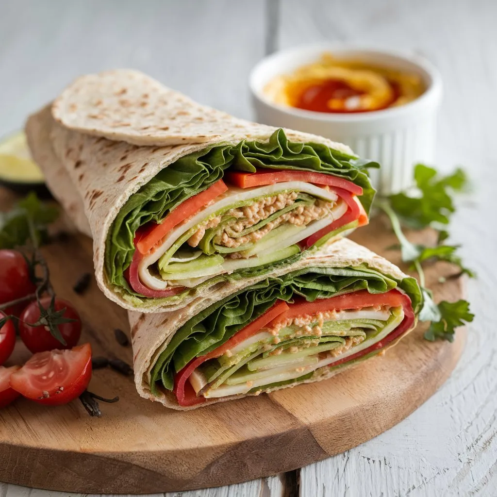 Hummus Veggie Wrap Recipe #QuickRecipesWithFewIngredients
#FastMealsForStudents
#QuickRecipesForWeightLoss
#5MinuteDessertIdeas