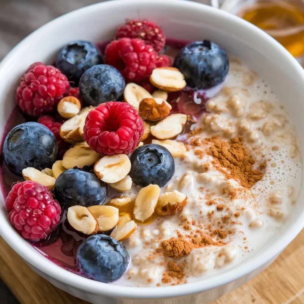 Overnight Oats Recipe #SummerBreakfast
#WinterBreakfast
#HolidayBreakfast
#WeekendBrunch
#SundayBreakfast
#WorkFromHomeBreakfast
#TravelBreakfast
#PicnicBreakfast
#CampingBreakfast
#FestiveBreakfast