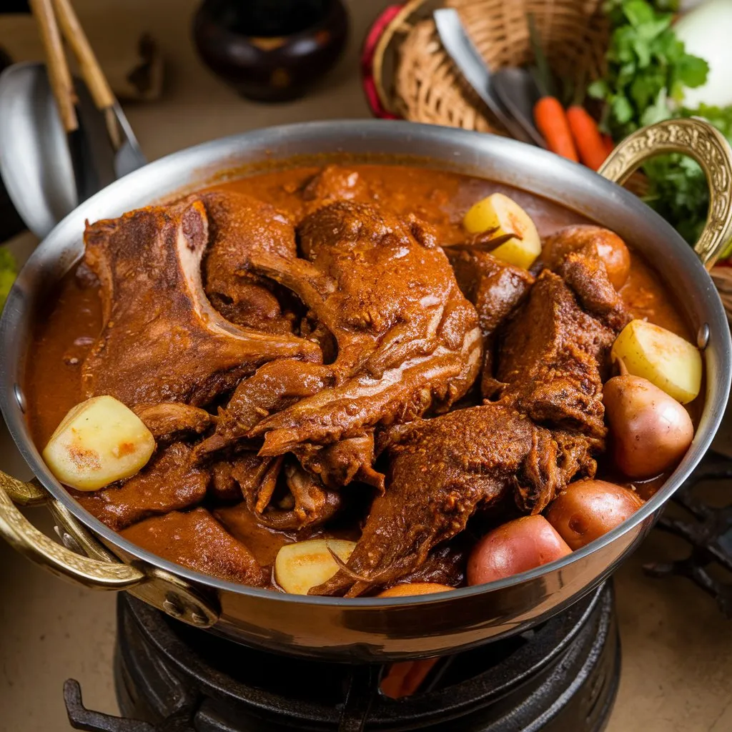 Spiced Camel Meat Curry
#CamelCookingTechniques
#CamelMeatExperience
#CulinaryDelights