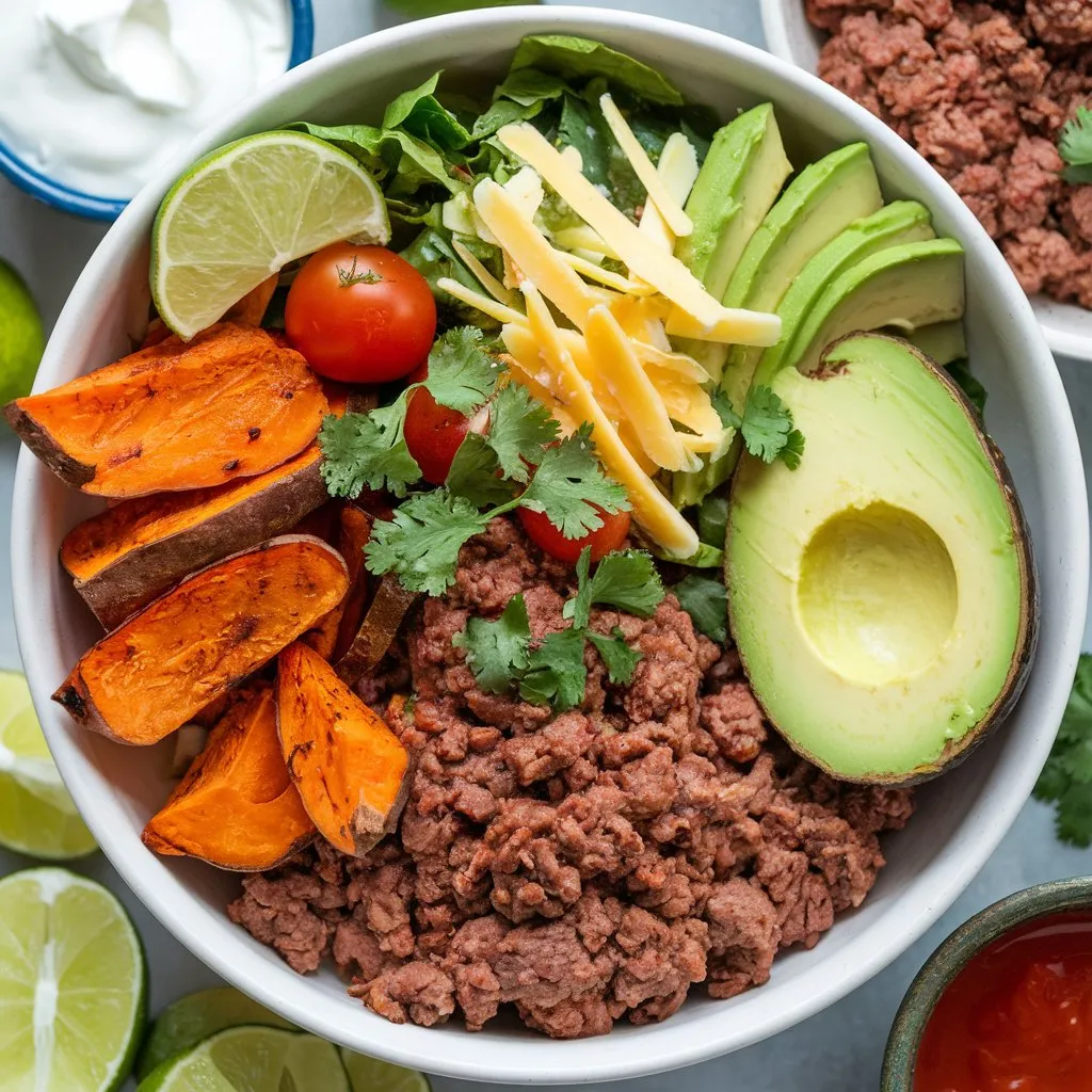 Sweet Potato Bowl Recipe
#CleanEating
#FitnessFuel
#MealPrepIdeas
HealthyMealPrep
#KetoProtein
#PaleoProtein
#PowerEating
#FoodForGains
#NutritionGoals