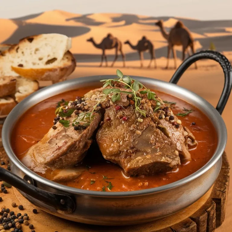 Traditional Camel Meat Stew