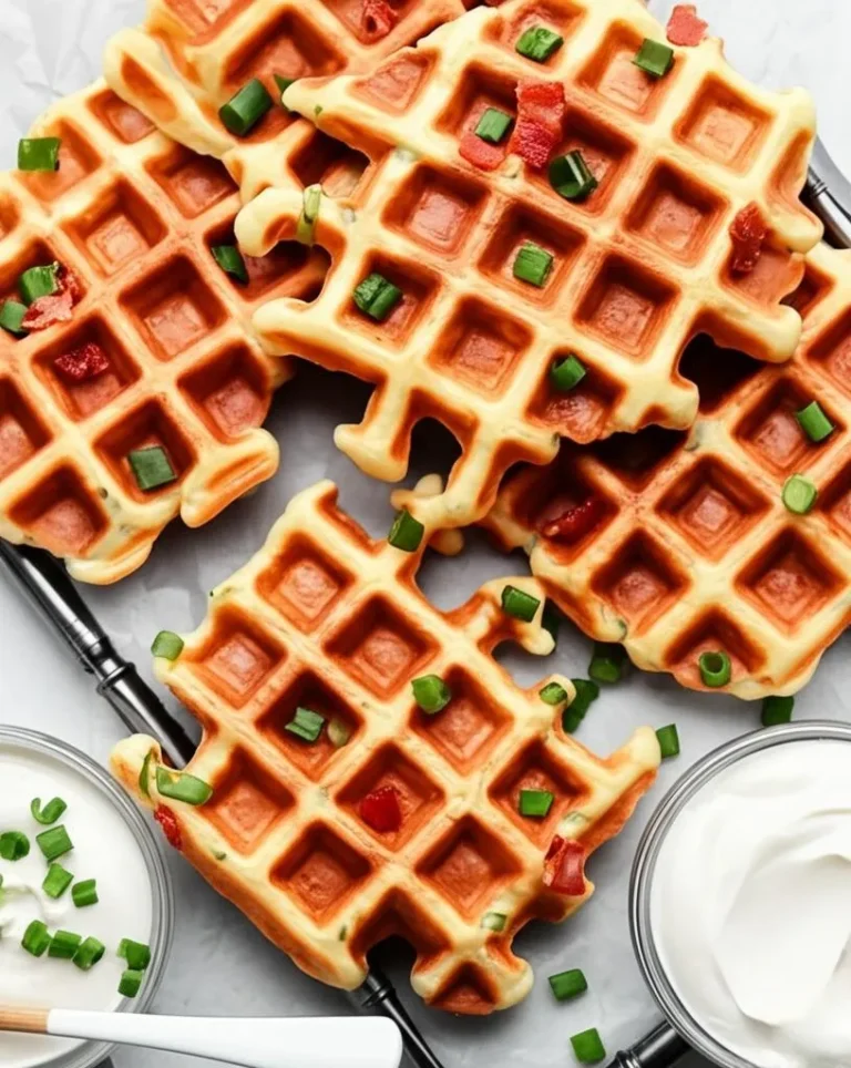 How to Make Loaded Mashed Potato Waffles – The Perfect Comfort Food!