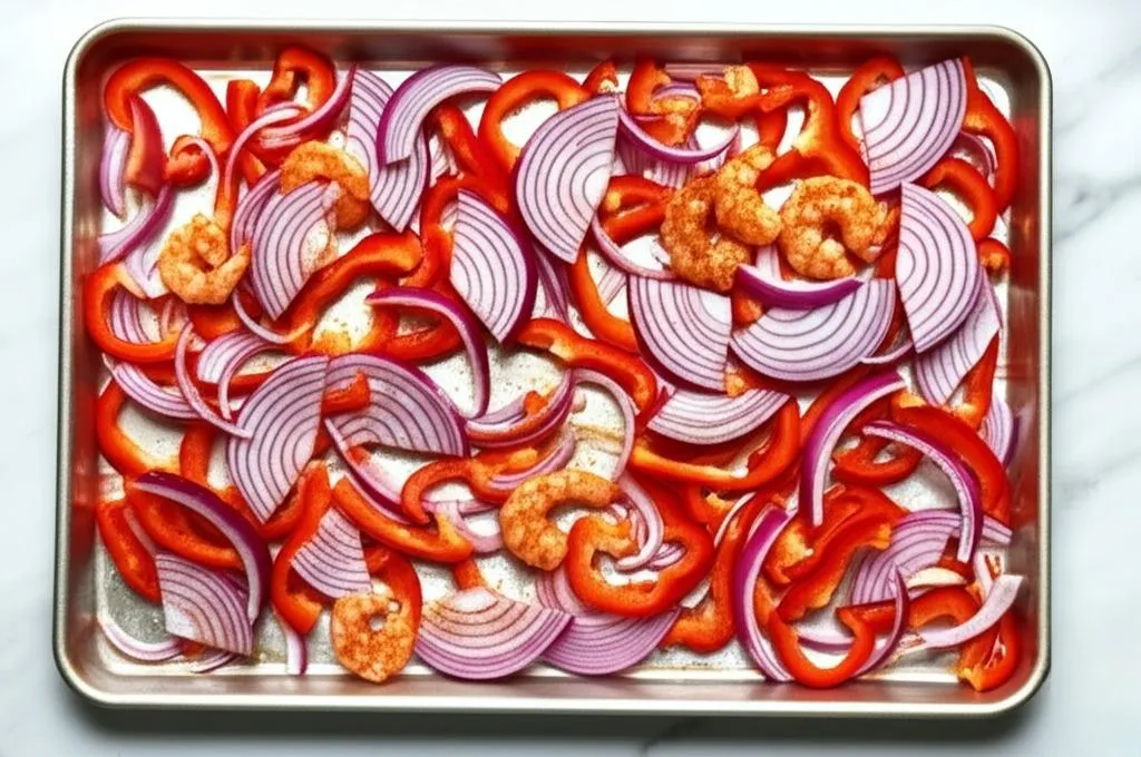 Sheet Pan Shrimp Fajitas Recipe