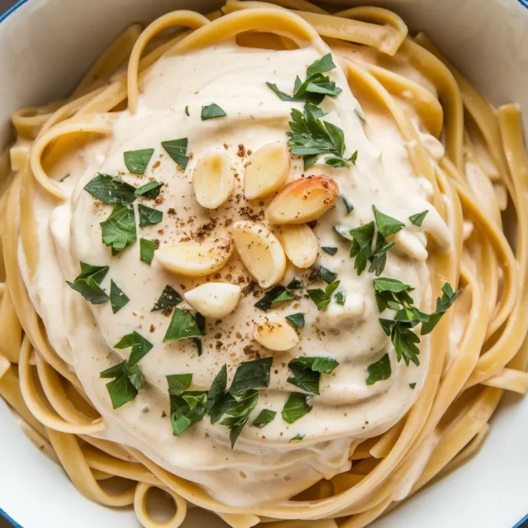Classic Alfredo Sauce with Half and Half 🧄🧀