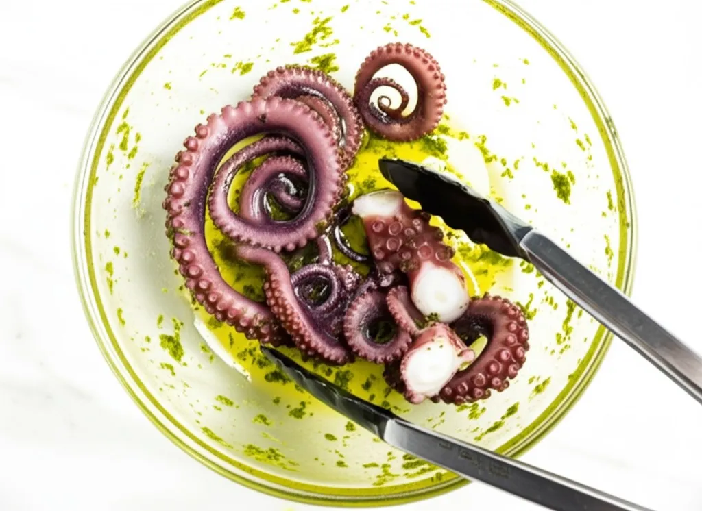 Grilled octopus with #OctopusCookingTips #GreekGrilledOctopus
