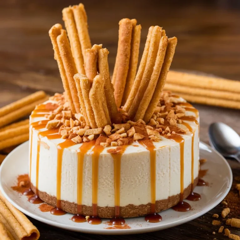No-Bake Churro Cheesecake