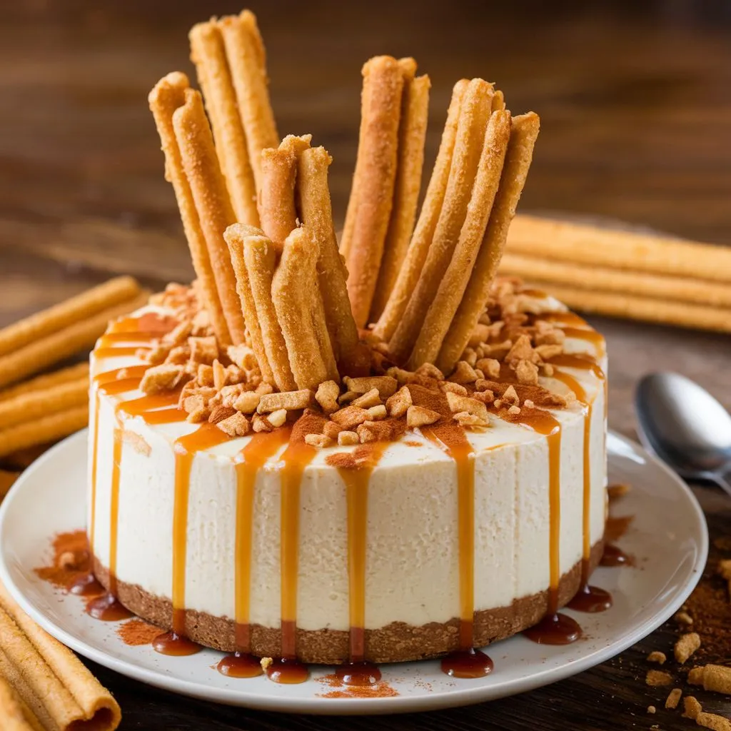 No-Bake Churro Cheesecake
#CrispyChewyCreamy
#NextLevelDessert
#IrresistibleFlavors
#FoodieHeaven