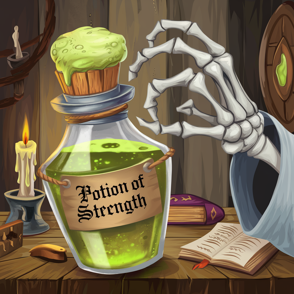 Potion of Strength 💪 – Boosts attack power to defeat enemies faster!