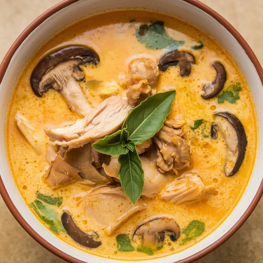 Thai Coconut Curry Soup (Tom Kha Gai) #ThaiFoodie
#ThaiFoodBlog