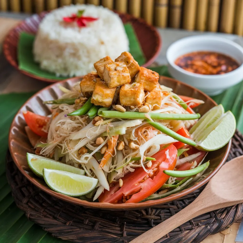Thai Green Papaya Salad (Som Tum)
#ThaiSoup #AuthenticThaiFood #ThaiDishes #ThaiFoodLovers #ThaiFoodie #ThaiFoodBlog
#ThaiStirFry
#ThaiFlavors