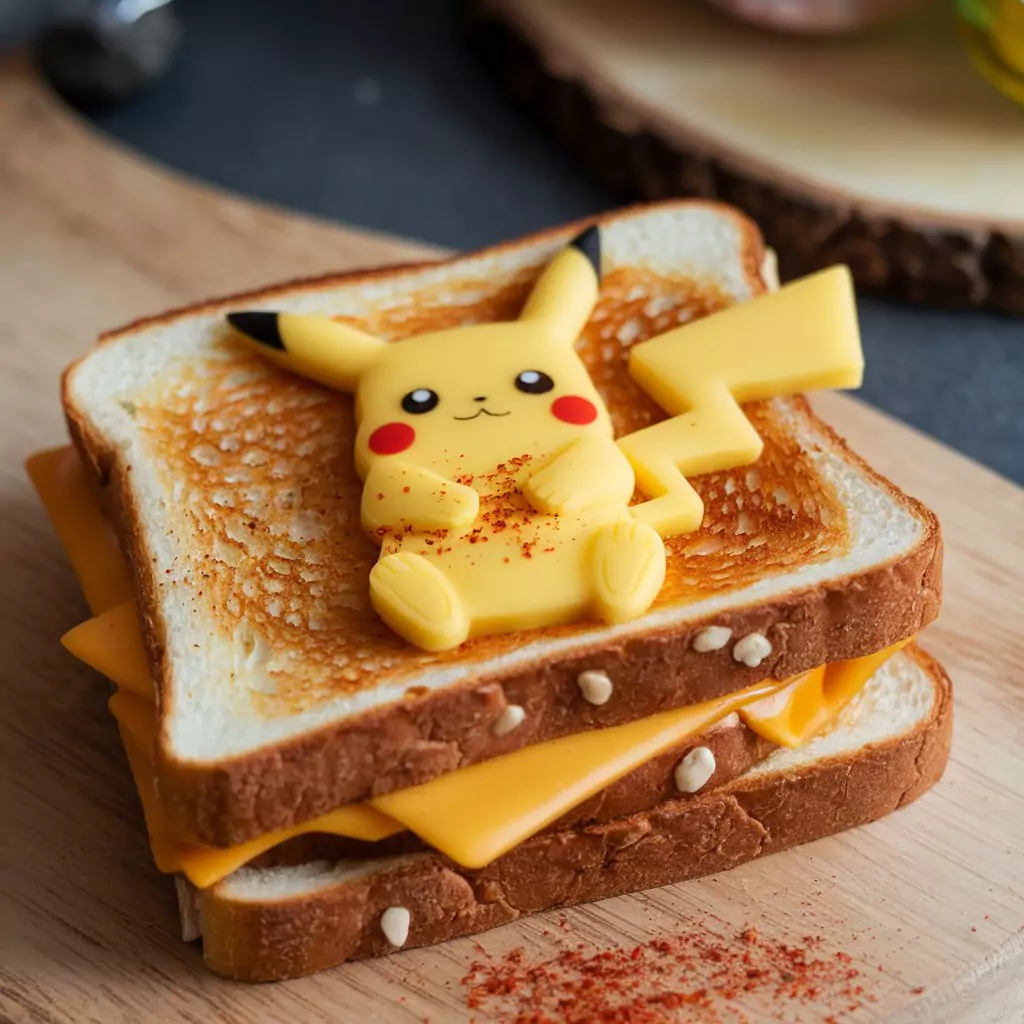 Pikachu Lightning Bolt Grilled Cheese. How to Make Pokémon-Themed Sandwiches