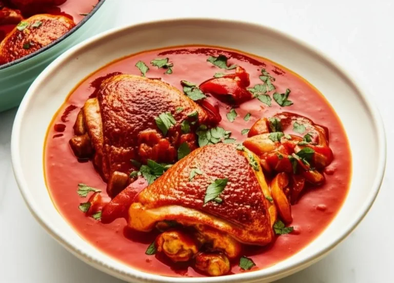 How to Make Poulet Basquaise – Flavorful Chicken in Pepper Sauce