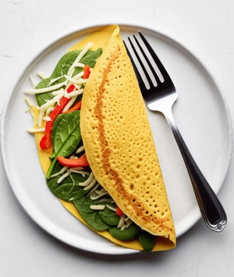 The Best Chickpea Flour Omelette – Fast, Filling & Plant-Based!