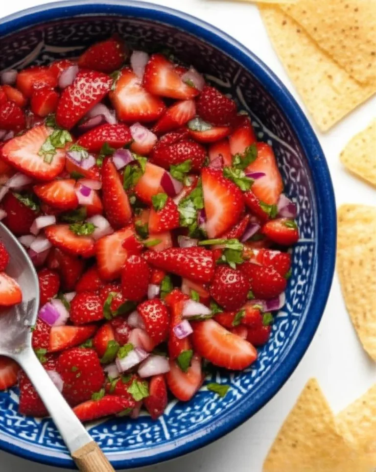 How to Make Fresh Strawberry Salsa (No Cooking Needed!)
