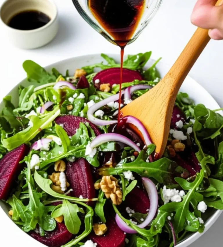 The Best Roasted Beet Salad with Creamy Goat Cheese