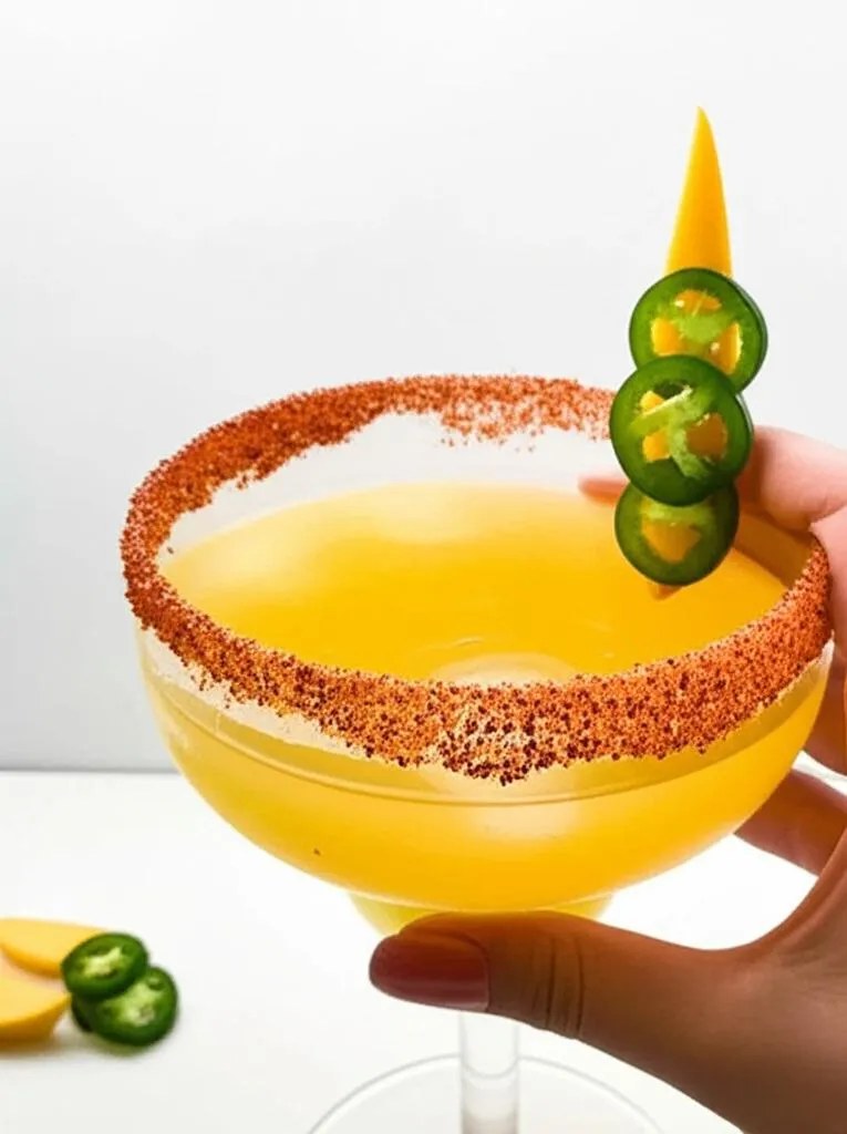 How to Make a Spicy Mango Margarita (Chili-Lime Rim!)