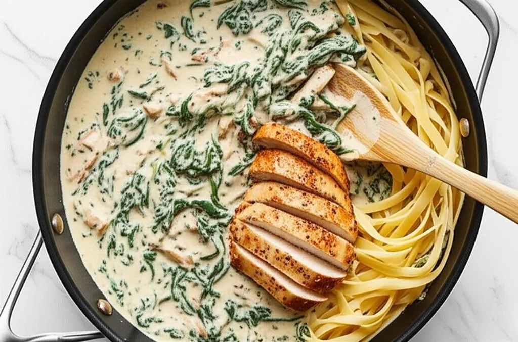 Creamy Tuscan Chicken Pasta Recipe
