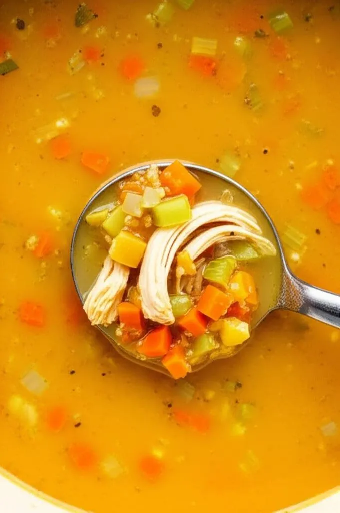 Easy Lemon Turmeric Chicken Soup Recipe – Healthy & Immune-Boosting