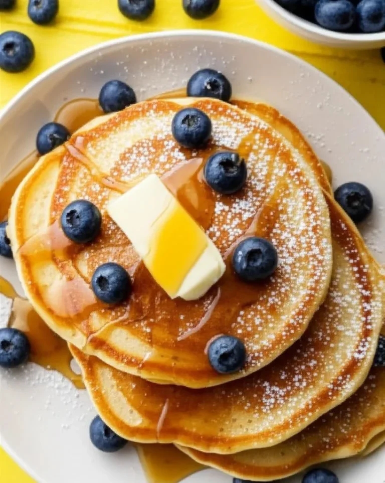 How to Make the Best Blueberry Pancakes – Soft, Sweet & Bursting with Berries