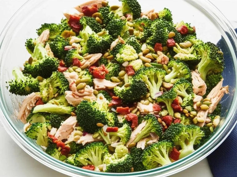 How to Make Loaded Chicken & Broccoli Salad – Crunchy, Creamy & High-Protein