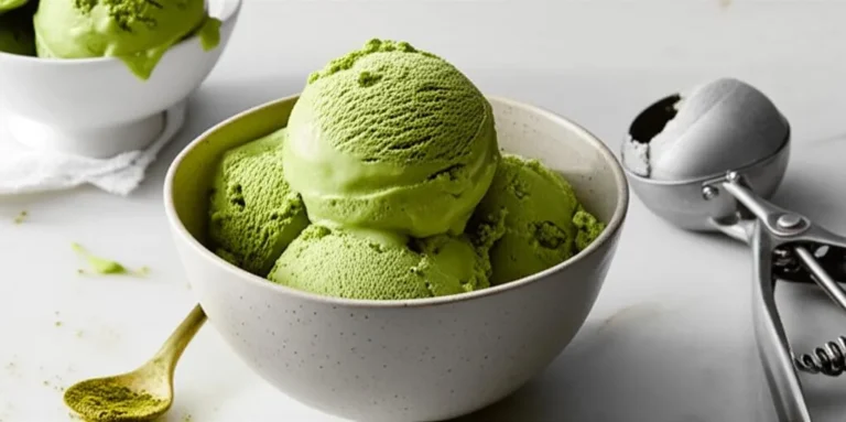 How to Make Creamy Matcha Ice Cream at Home
