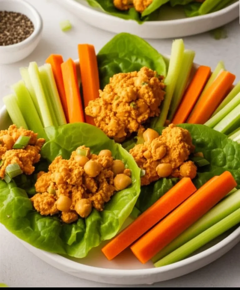 How to Make Buffalo Chickpea Salad – Spicy, Fresh & Vegan