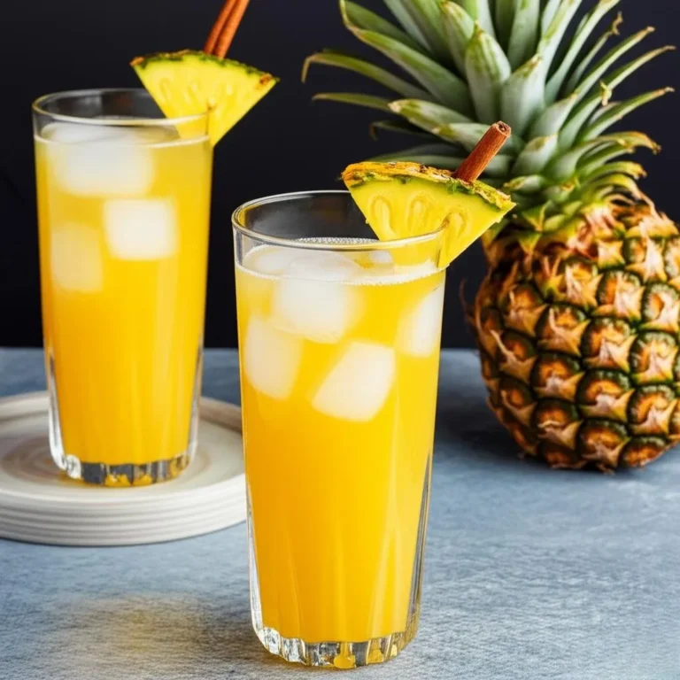 How to Make Pineapple Cinnamon Sparkle (Perfect Mocktail or Mixer!)