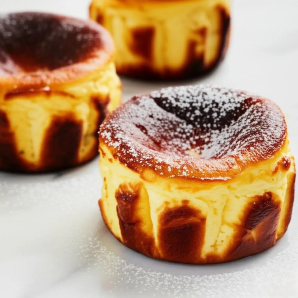 Basque Cheesecake Bites Recipe